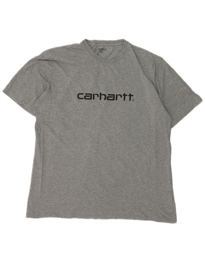 Carhartt Herren Grafik T-Shirt Top 2XL Grau