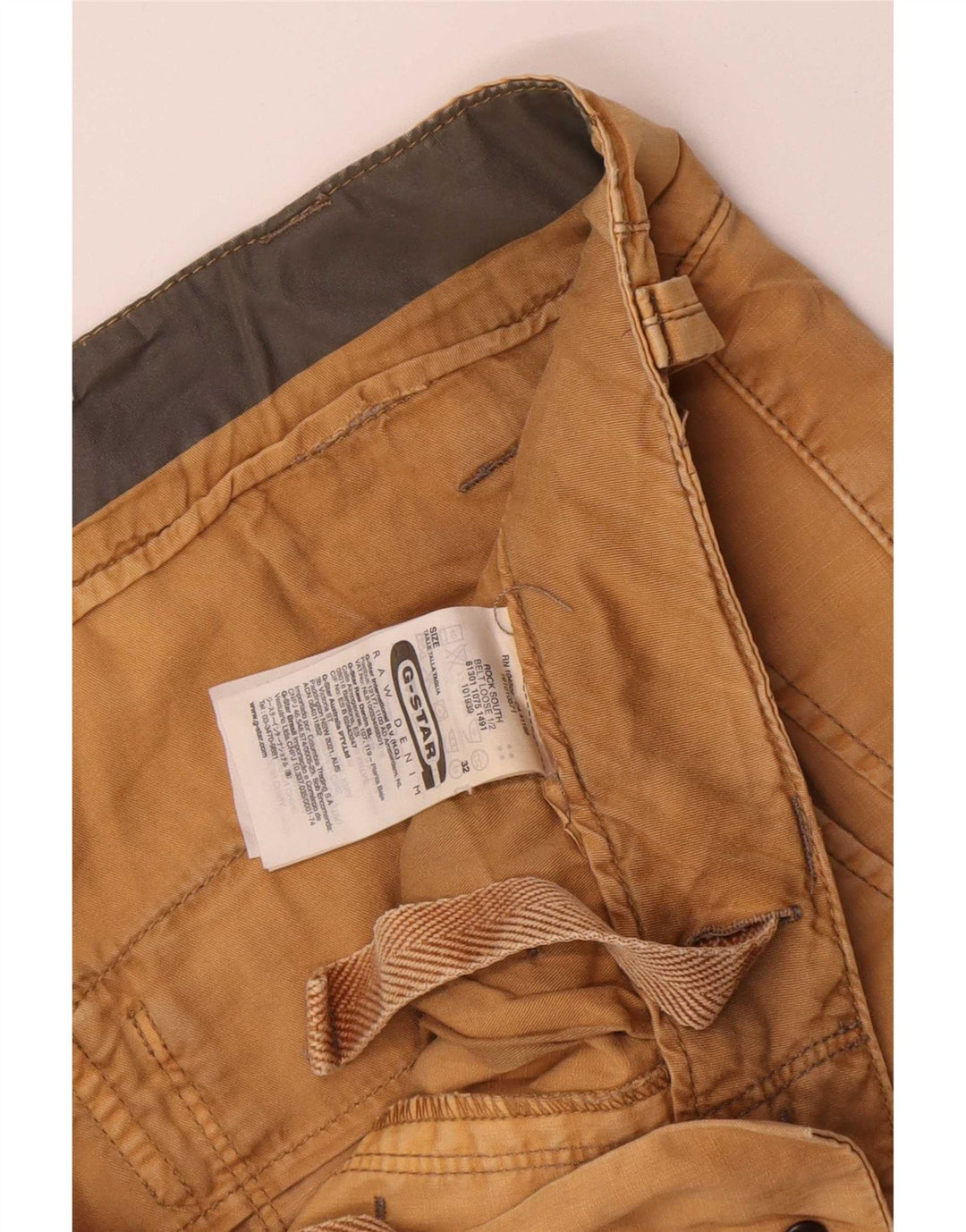 G-Star Herren Graphic Cargo Shorts W32 Mittelbeige Baumwolle