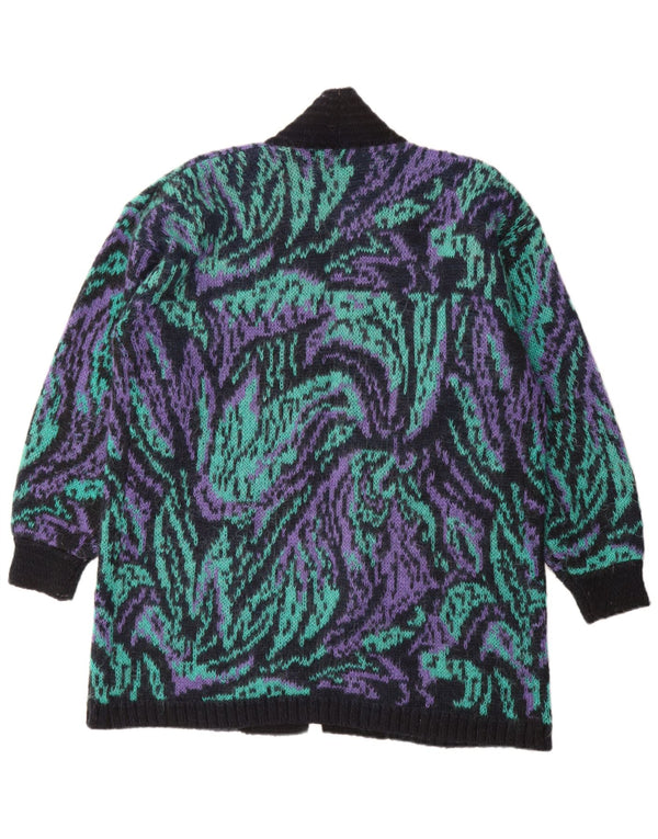 Amari Damen-Strickjacke, übergroß, lang, Gr. 10, Größe S, Mehrfarbig