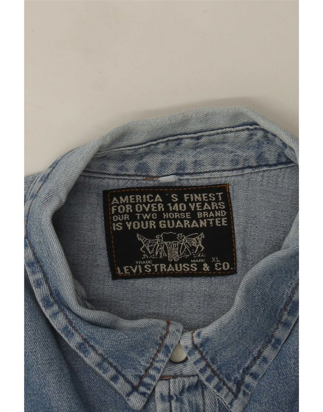 Levi's Herren Jeanshemd XL Blau