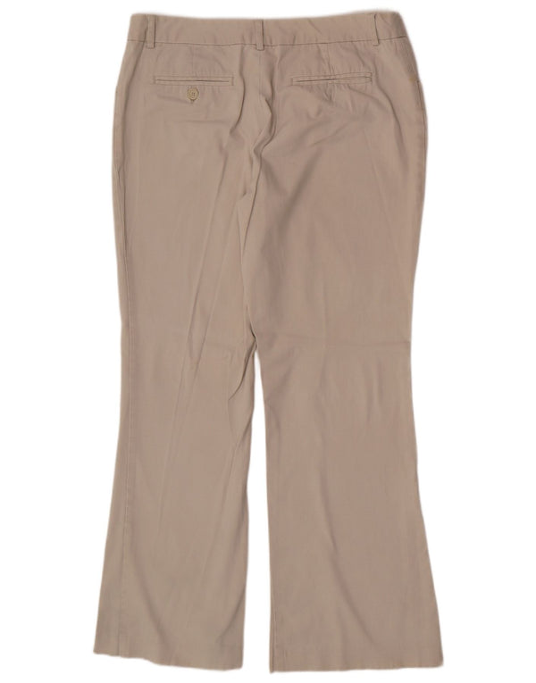 Mossimo Womens Bootcut Casual Trousers US 14 XL W34 L30 Beige Cotton