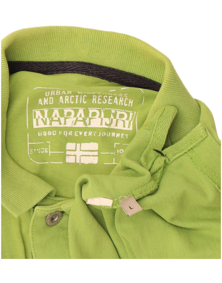 Napapijri Herren Poloshirt Large Grün