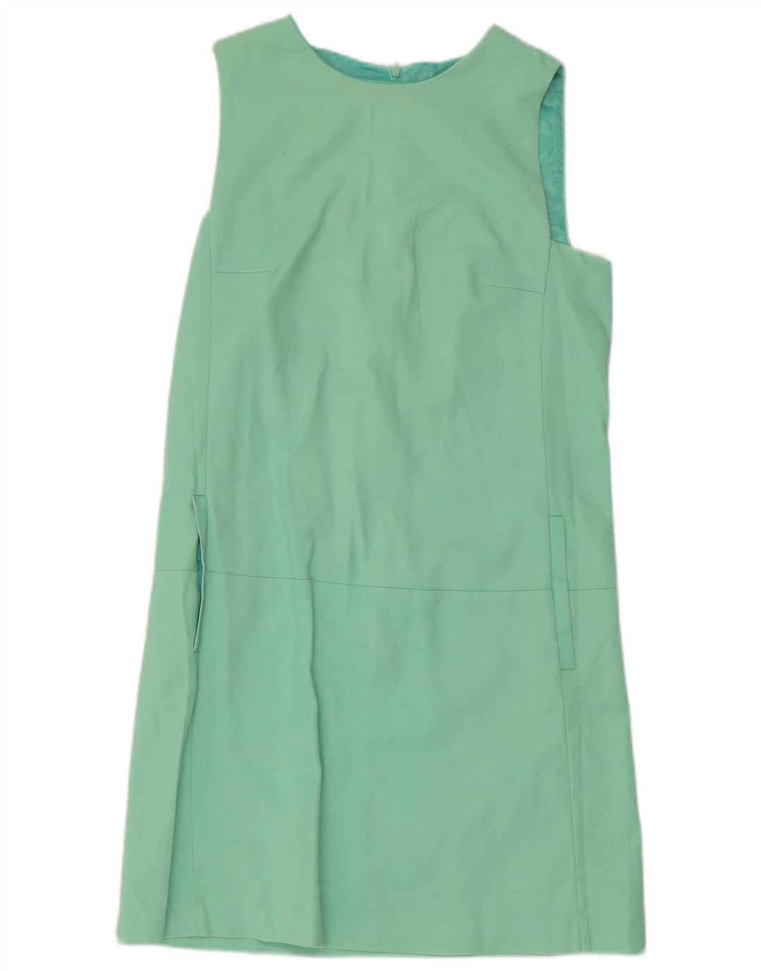 Ärmelloses Etuikleid für Damen von Zara, Gr. 10, Größe S, Grün