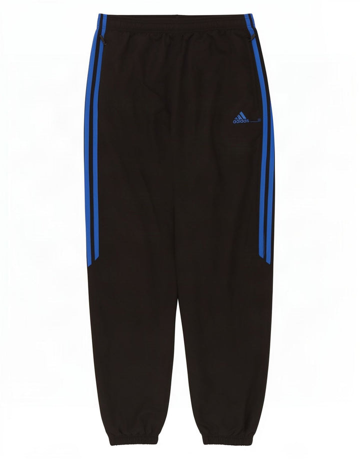 Adidas Herren-Trainingshose, Jogginghose, groß, aus schwarzem Polyester
