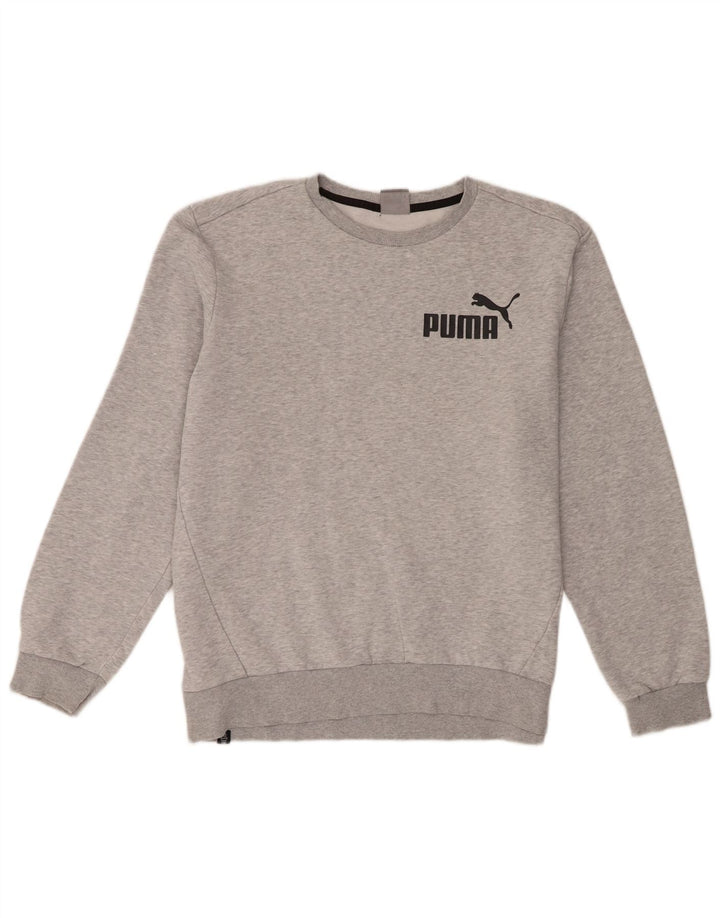 Puma Herren Sweatshirt Pullover Large Grau