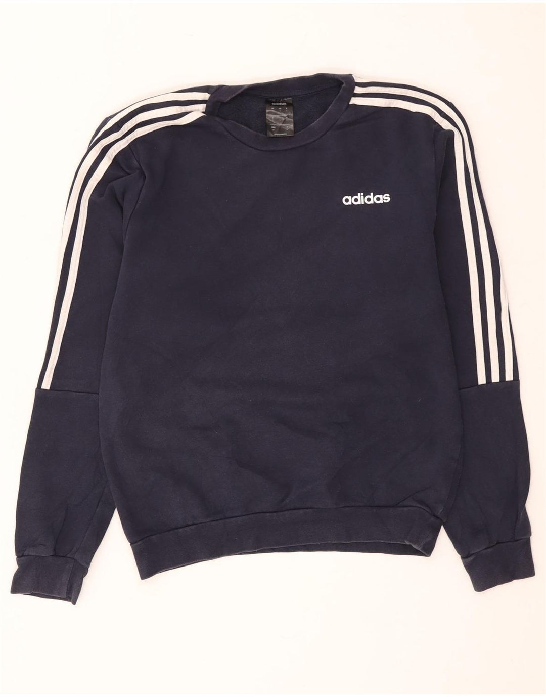 Adidas Herren Sweatshirt Pullover Small Marineblau Baumwolle