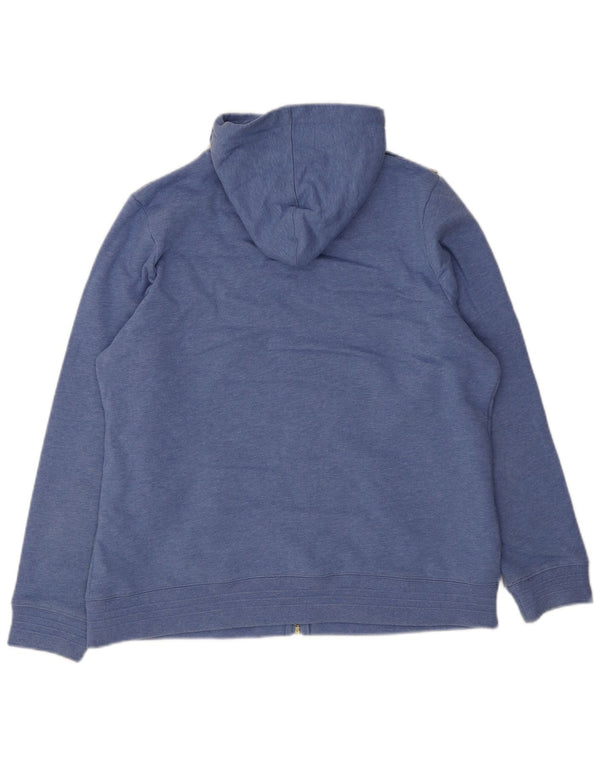 Crew Clothing Damen-Kapuzenpullover mit Reißverschluss, UK 14, Größe L, Blau, Baumwolle