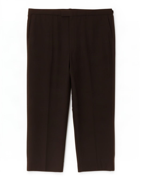Marks & Spencer Mens Straight Suit Trousers W44 L29 Black Polyester