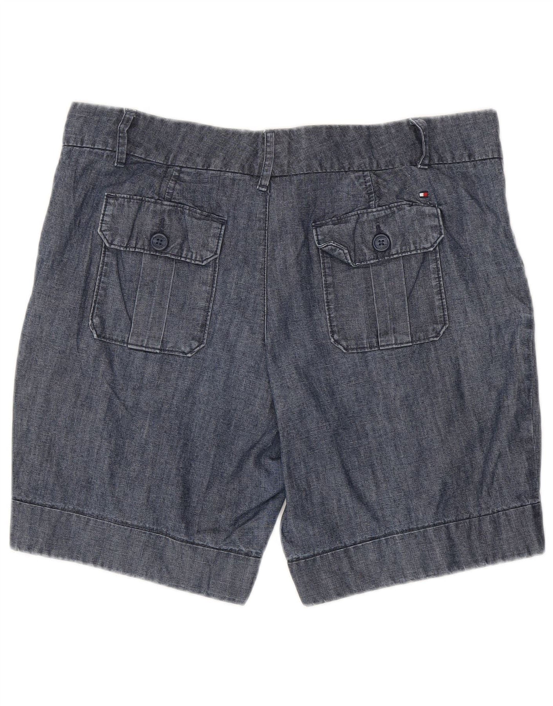 TOMMY HILFIGER Damen Chino-Shorts US 10 Large W36 Marineblau