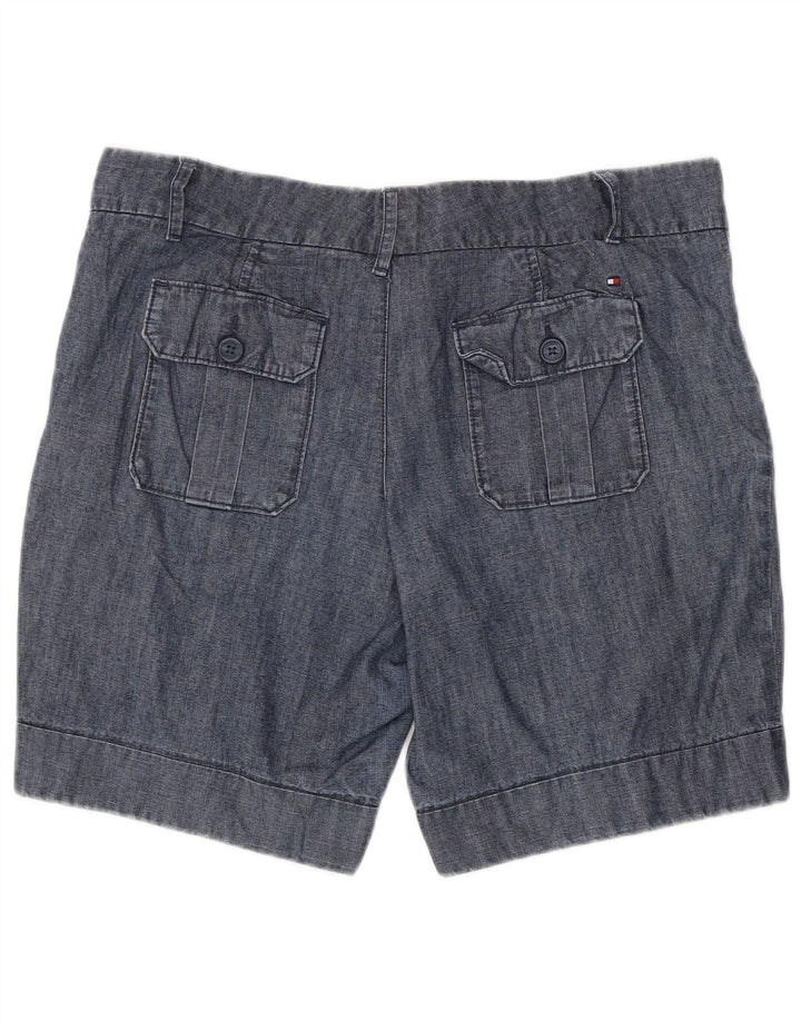 TOMMY HILFIGER Damen Chino-Shorts US 10 Large W36 Marineblau