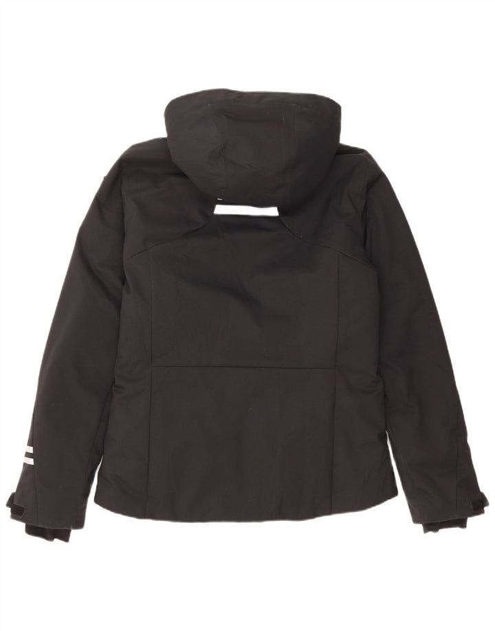 Rossignol Damen-Wasserdichte Jacke mit Kapuze, UK 14, Größe L, Schwarz, Polyester