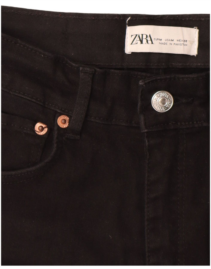 Zara Damen Skinny Jeans Medium W28 L28 Schwarz