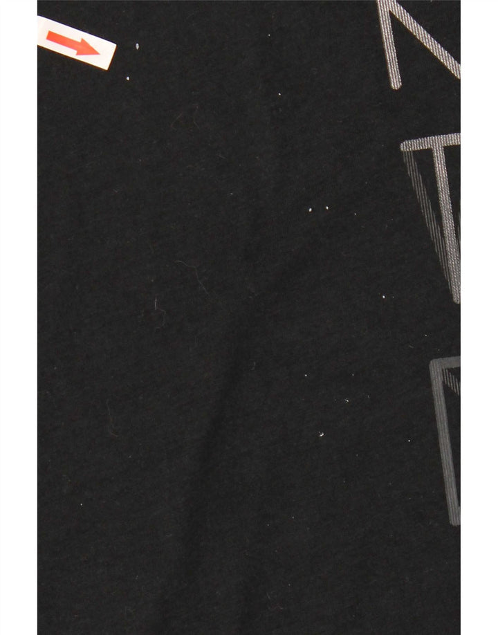 Nike Herren Dri Fit Graphic T-Shirt Top XL Schwarz Polyester