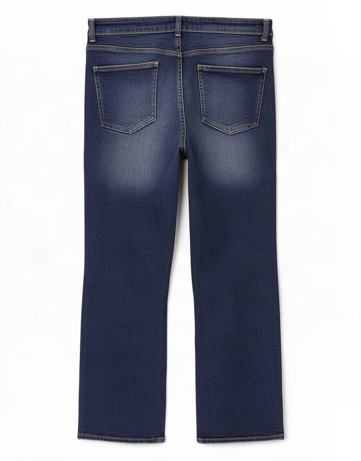 Zara Damen Straight Jeans EU 46 2XL W36 L26 Blau
