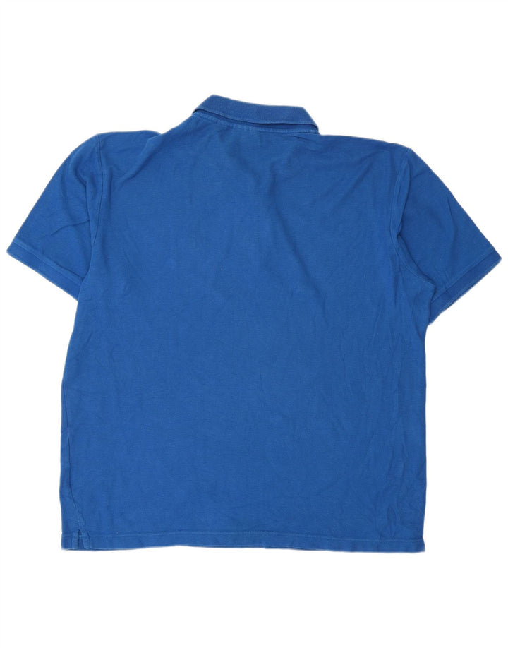 Fila Herren-Poloshirt, große blaue Baumwolle