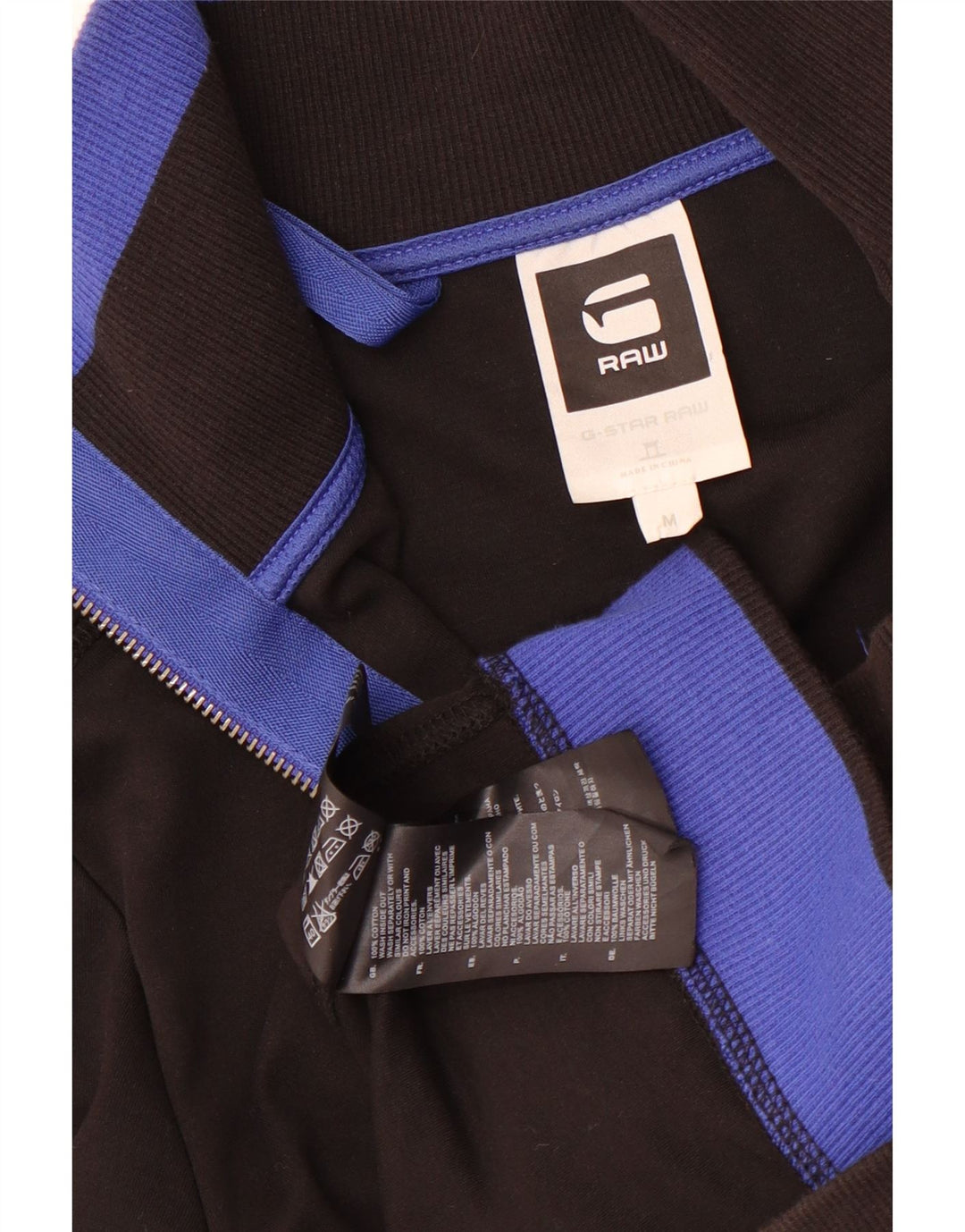 G-Star Damen Grafik-Trainingsanzugoberteil, UK-Größe 12, mittelschwarz, Baumwolle