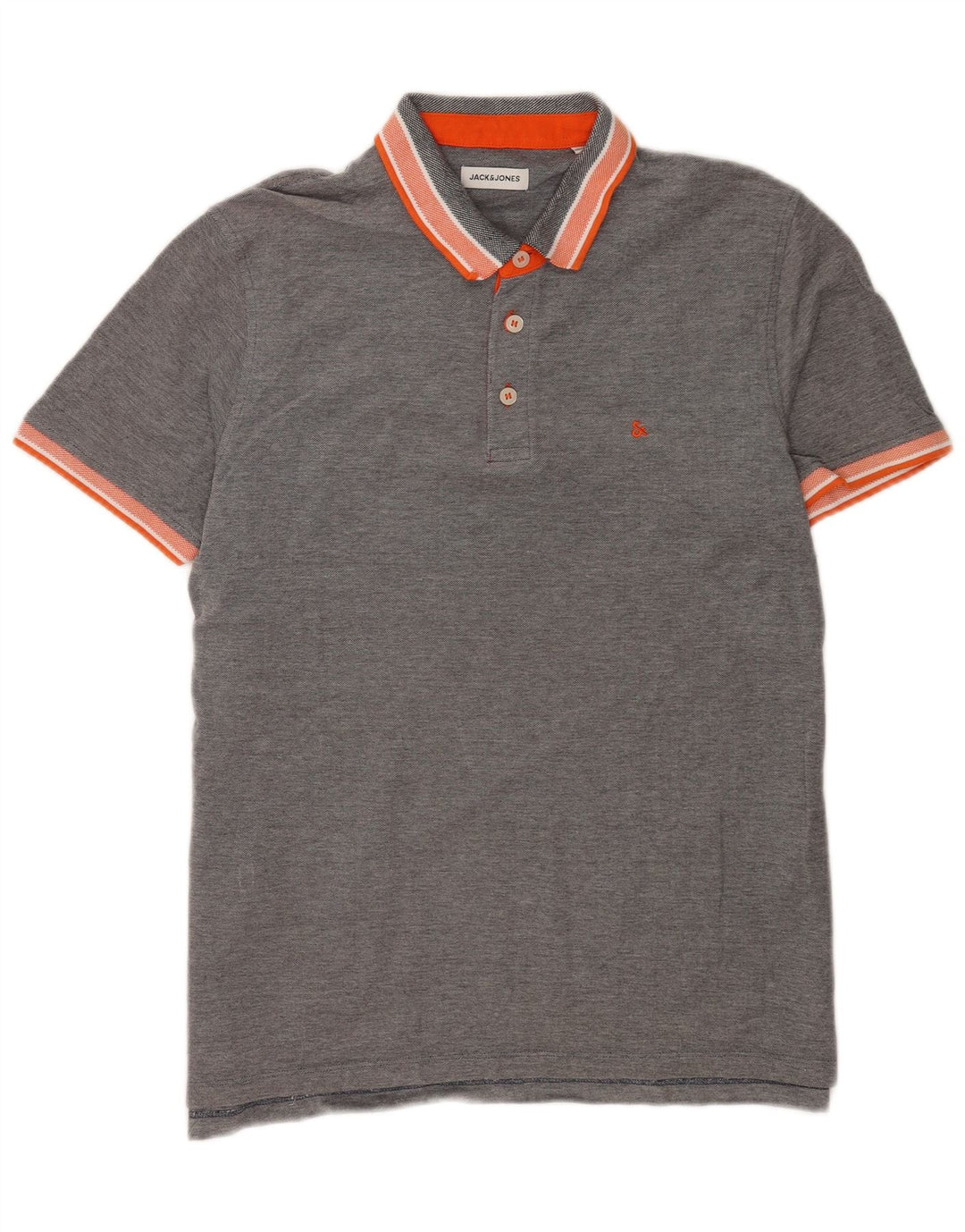 Jack & Jones Herren Poloshirt XL Grau Baumwolle