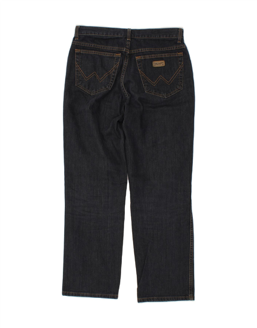WRANGLER Herren Straight Jeans W32 L30 Marineblaue Baumwolle