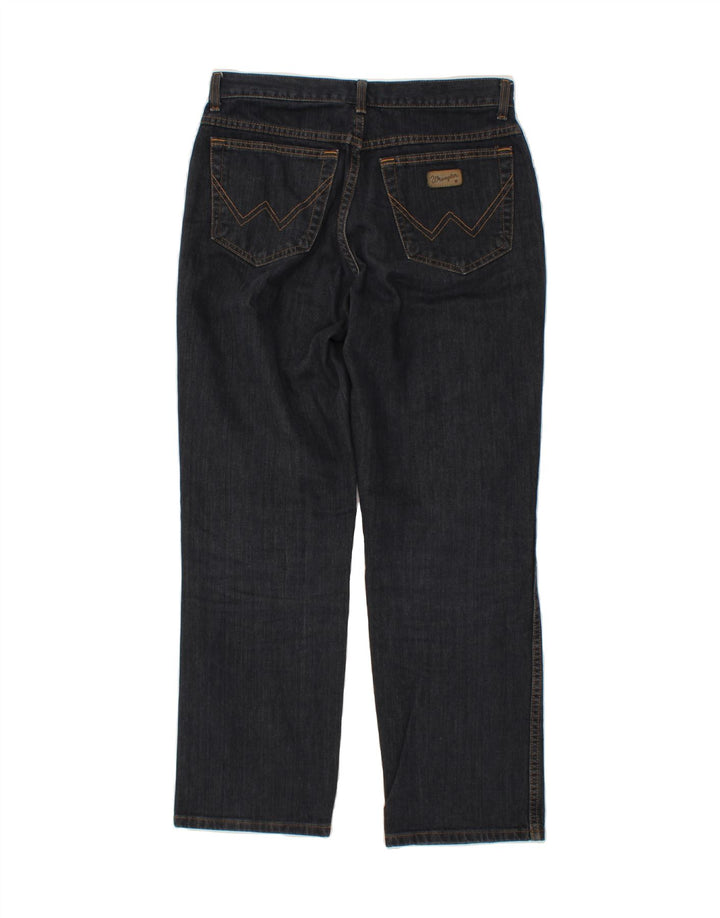 WRANGLER Herren Straight Jeans W32 L30 Marineblaue Baumwolle