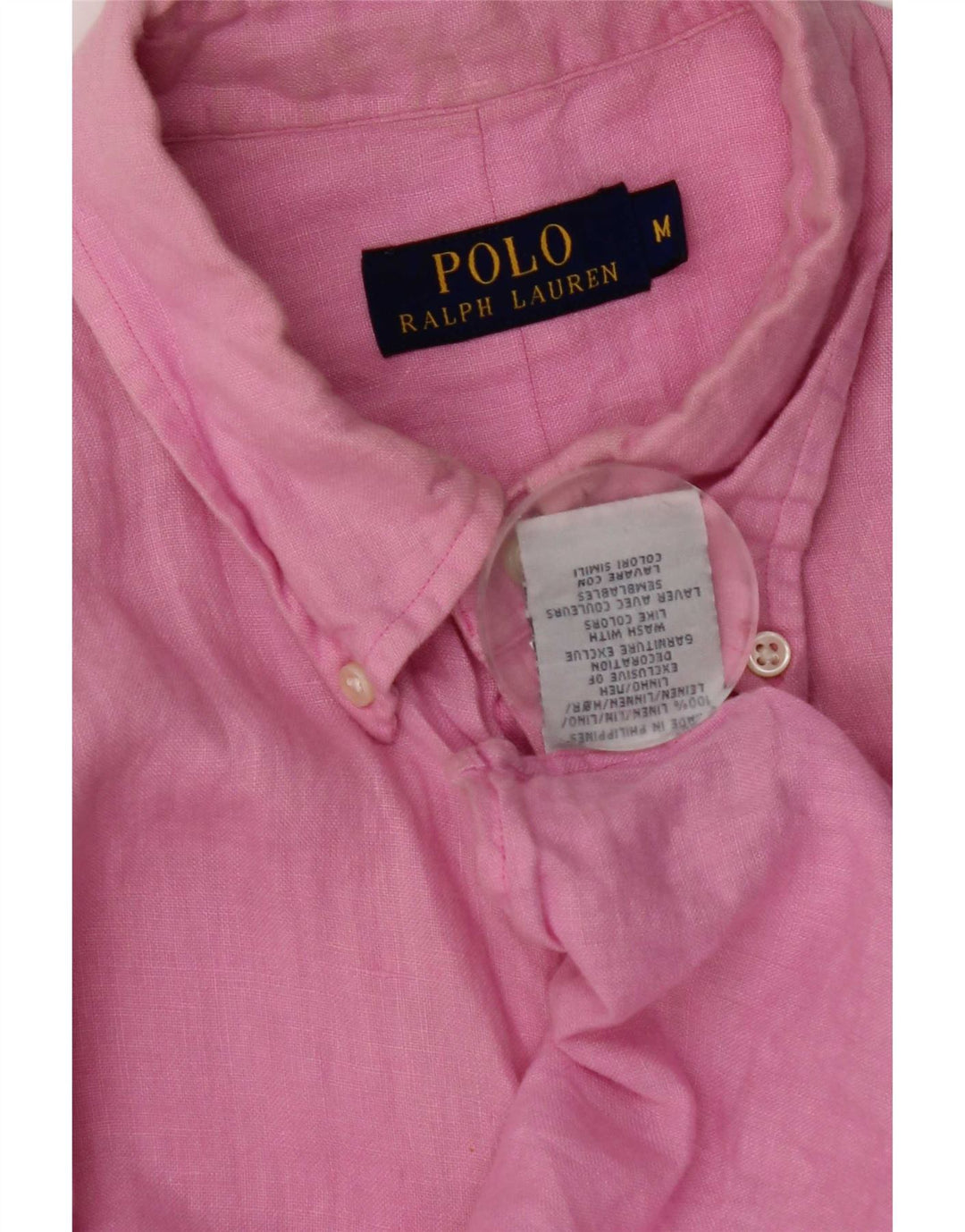 Polo Ralph Lauren Herrenhemd Mittelrosa Leinen