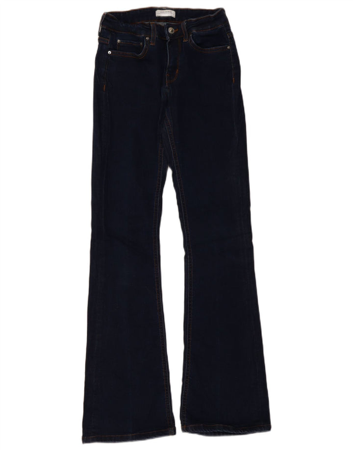 ZARA Damen Schlagjeans EU 34 2XS W24 L31 Blau