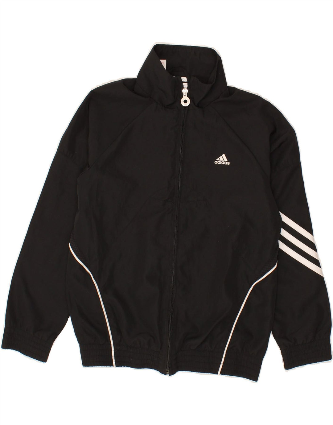 ADIDAS Boys Climacool Tracksuit Top Jacket 7-8 Years Black Polyester Vintage Adidas and Second-Hand Adidas from Messina Hembry 
