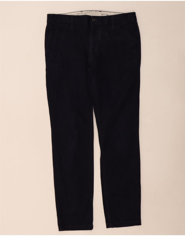 G-STAR Slim Chino-Hose für Herren, W34, L32, marineblaue Baumwolle