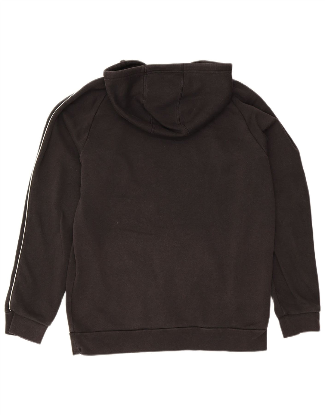 Adidas Herren Kapuzenpullover, groß, aus schwarzer Baumwolle