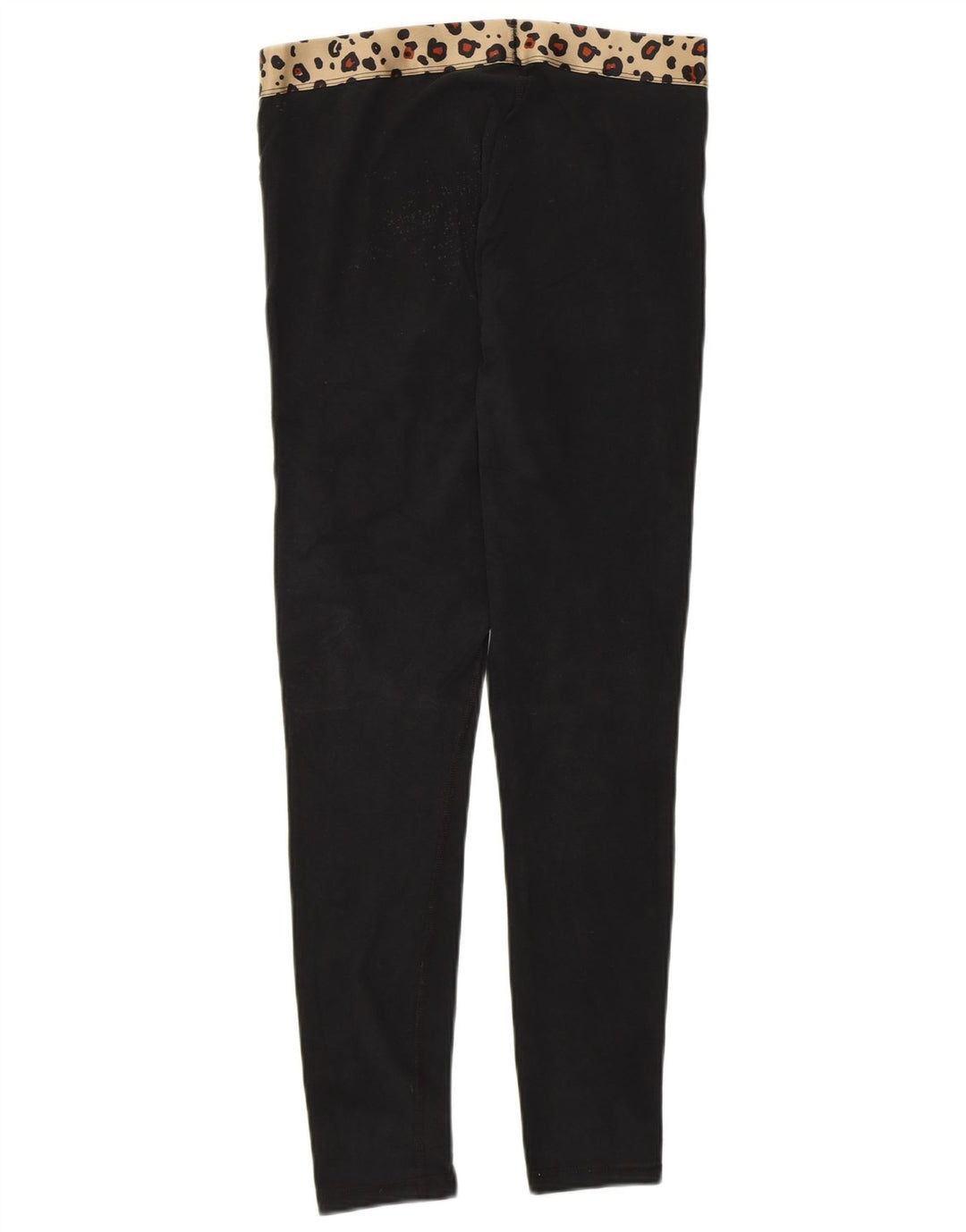 Champion Womens Graphic Leggings UK 12 Medium Schwarz Animal Print