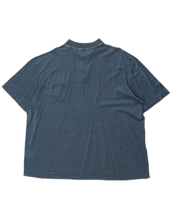 Missoni Sport Herren Poloshirt 2XL Blau Baumwolle