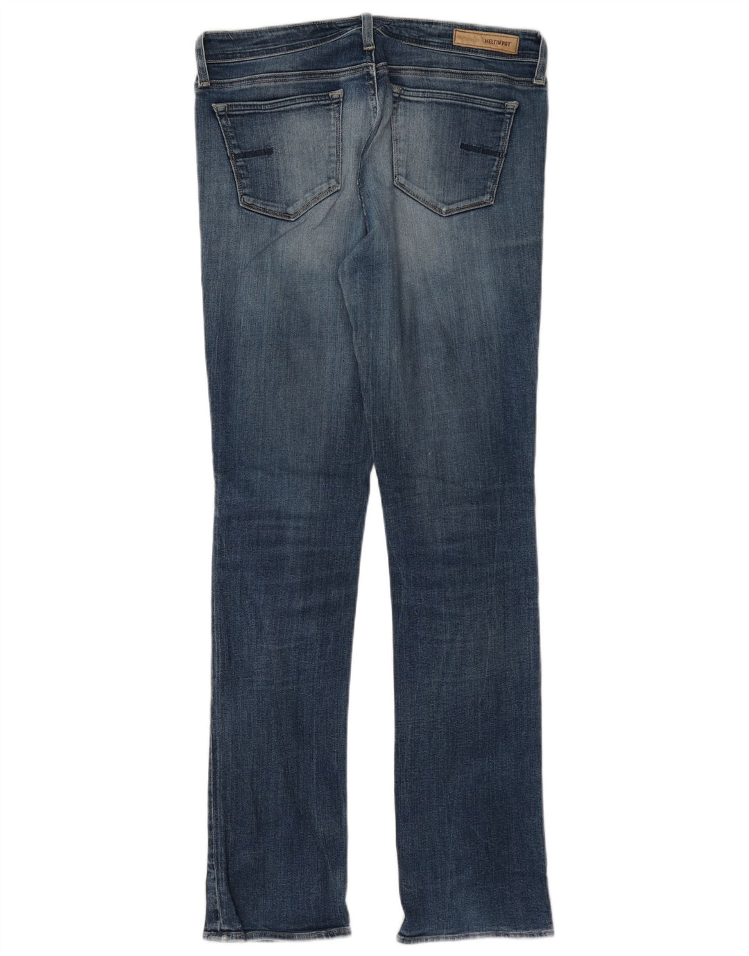 Meltin' Pot Damen Slim Jeans W28 L34 Blaue Baumwolle