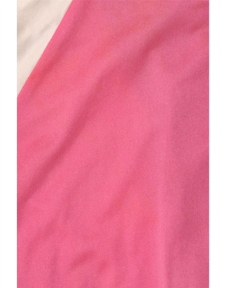 ASICS Damen-Trainingsanzugoberteil mit Grafik, Größe IT 46, Größe L, Pink, Farbblock