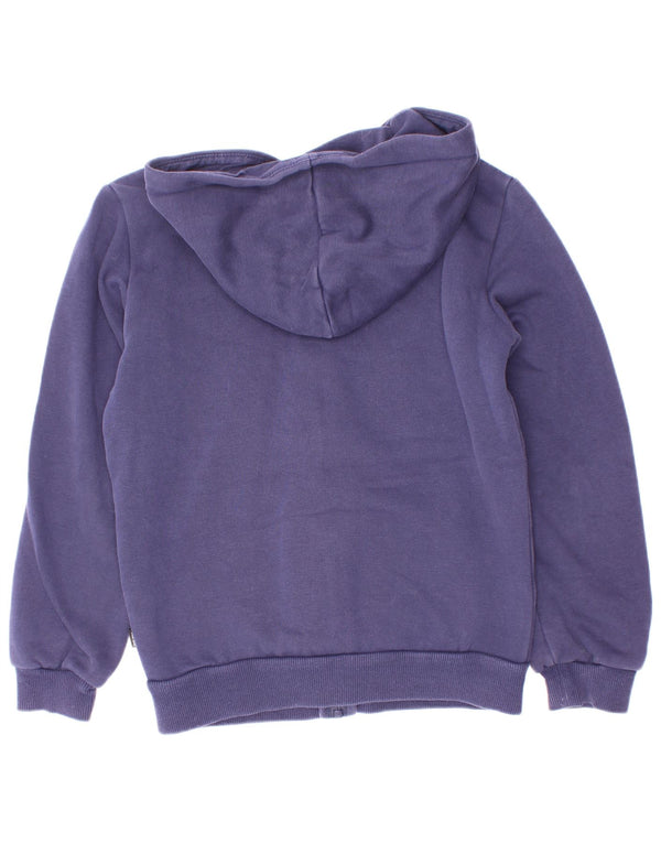 Puma Jungen Graphic Zip Hoodie Pullover 9–10 Jahre Marineblaue Baumwolle
