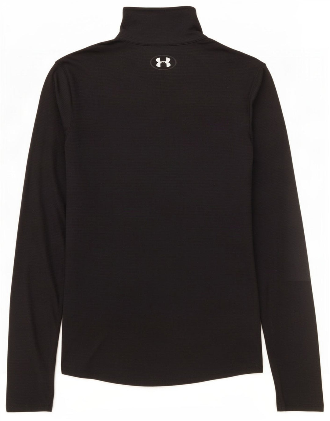 Under Armour Herren Heat Gear Zip Neck Top Langarm Small Schwarz