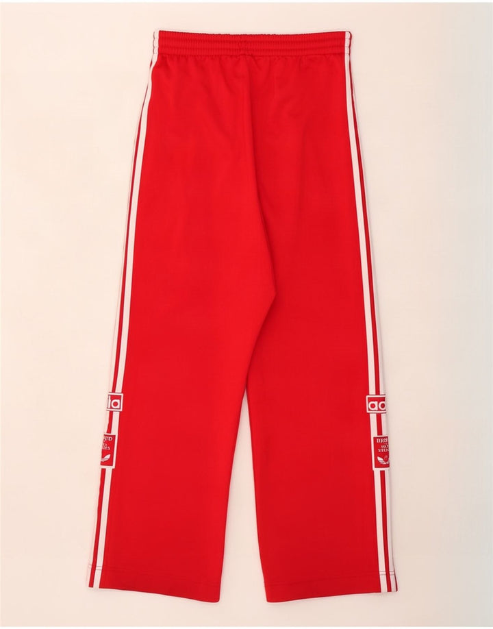 Adidas Herren-Trainingshose mit Grafik, mittelrot, Polyester