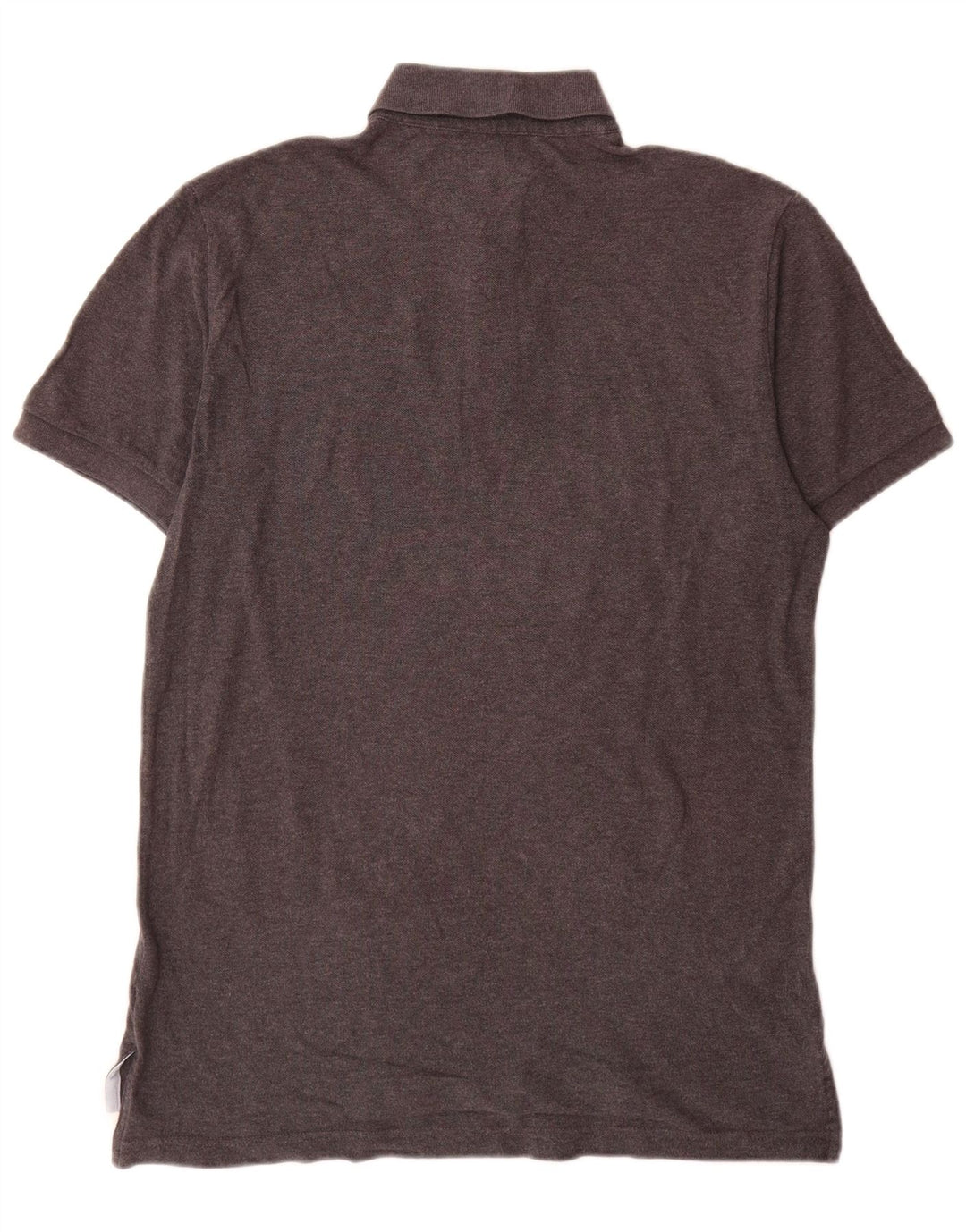 Tommy Hilfiger Herren-Poloshirt aus mittelgrauer Baumwolle