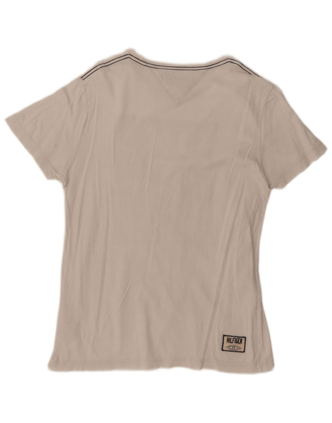 TOMMY HILFIGER Herren Grafik-T-Shirt-Oberteil Mittelweiß