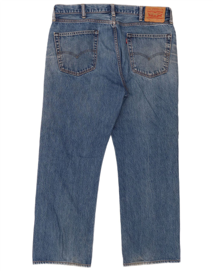 Levi's Herren 751 Straight Jeans W36 L29 Blaue Baumwolle