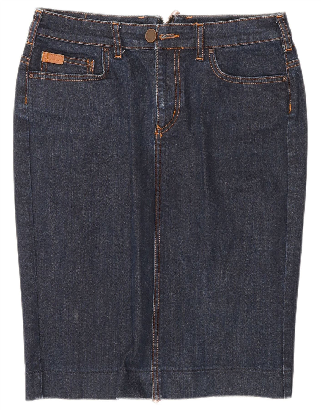 Zara Damen Jeansrock EU 40 Medium W30 Marineblau
