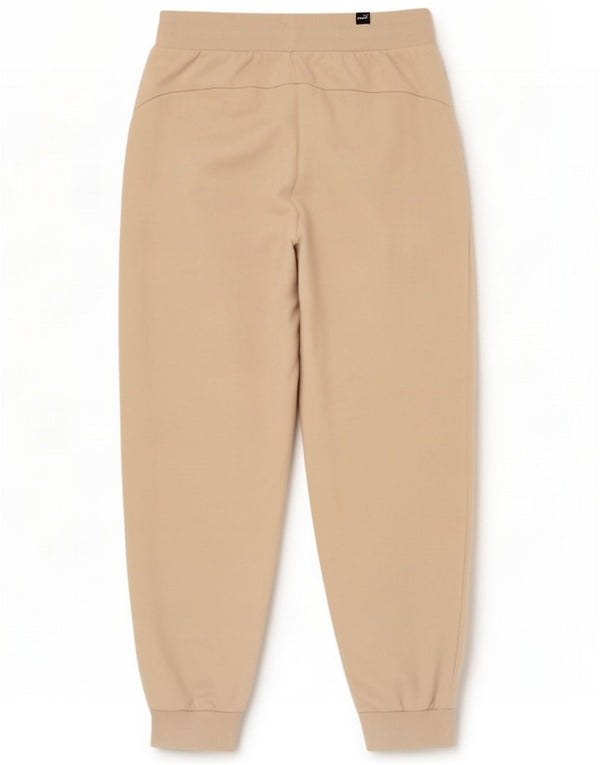 Puma Damen Trainingshose Jogger UK 12 Mittelbeige Baumwolle
