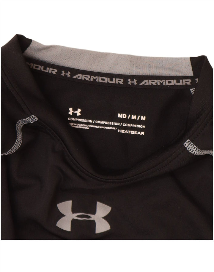 Under Armour Herren Kompressionsoberteil Langarm Medium Schwarz