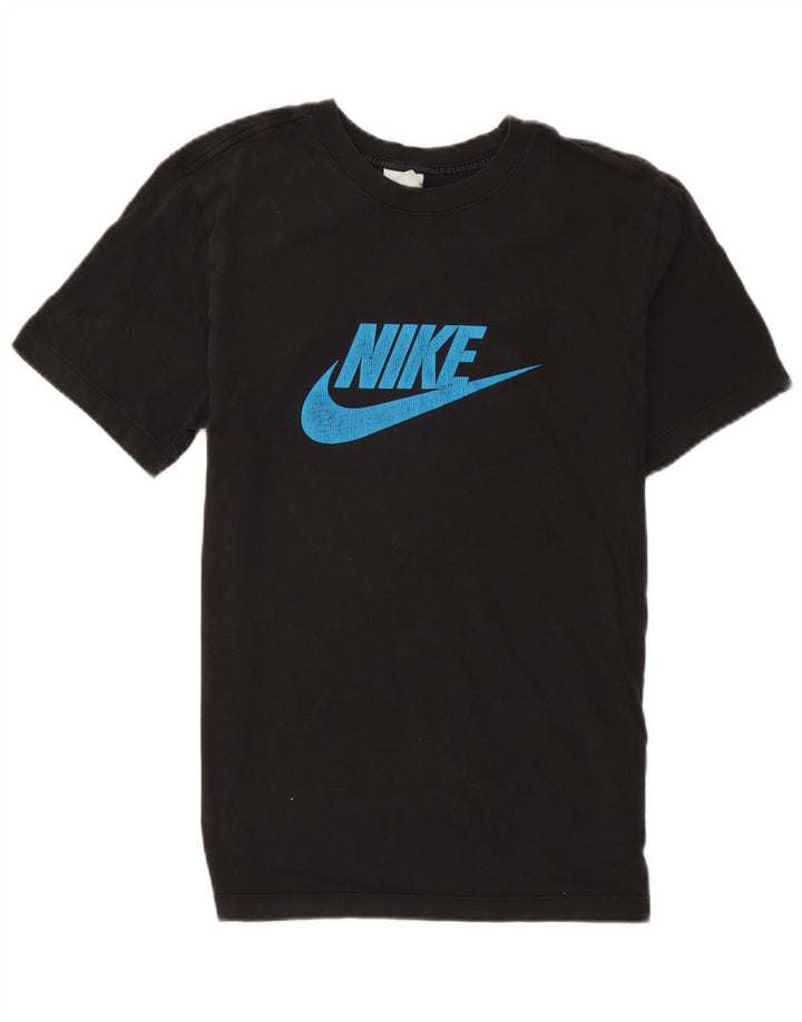 Nike Herren-T-Shirt mit Grafik, Größe S, schwarze Baumwolle