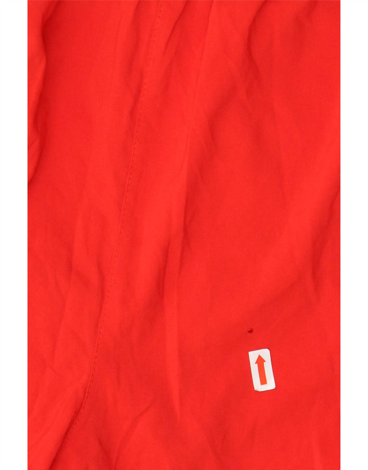PUMA Herren-Sportshorts, groß, rotes Farbblock-Polyester