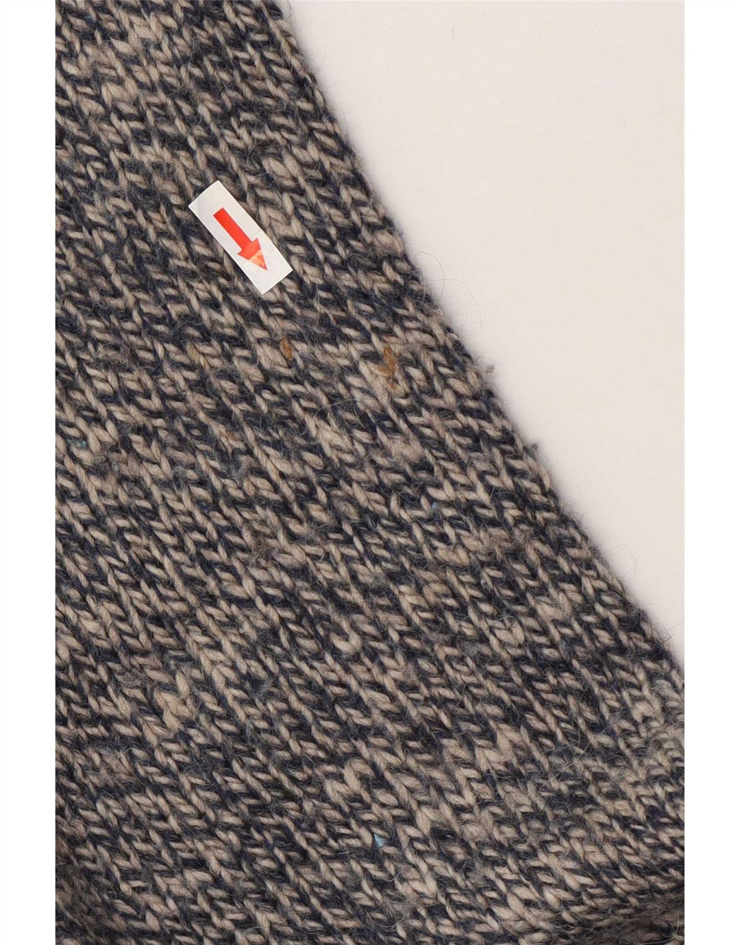 Rifle Herren-Pullover mit Rundhalsausschnitt, mittelgroß, marineblau gesprenkelte Wolle