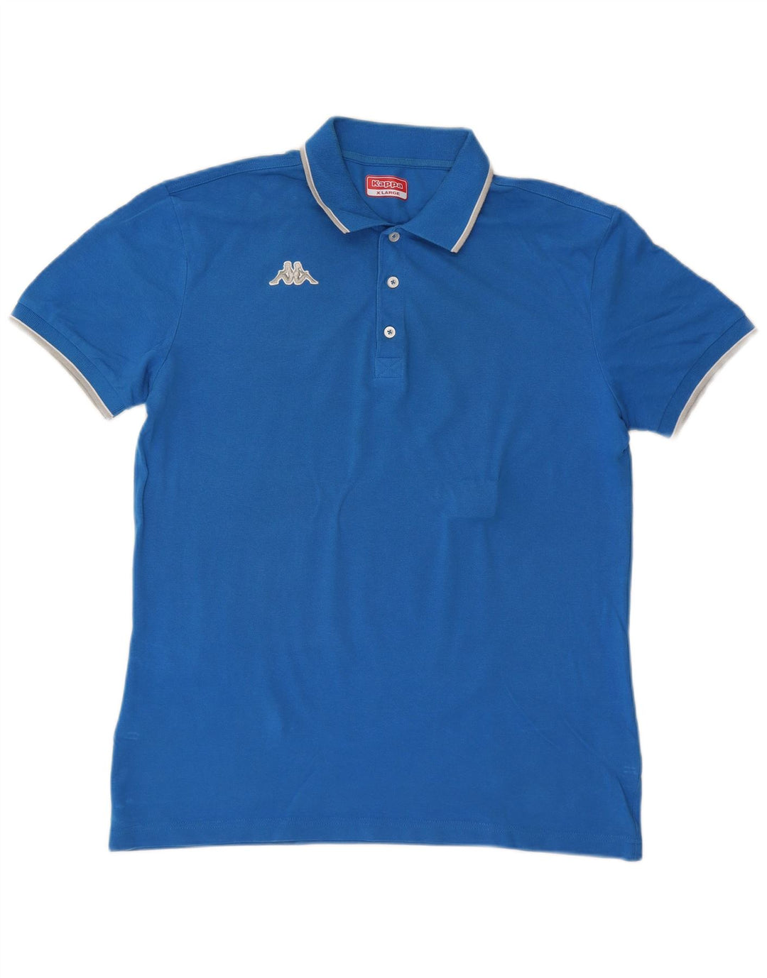KAPPA Mens Polo Shirt XL Blue Cotton