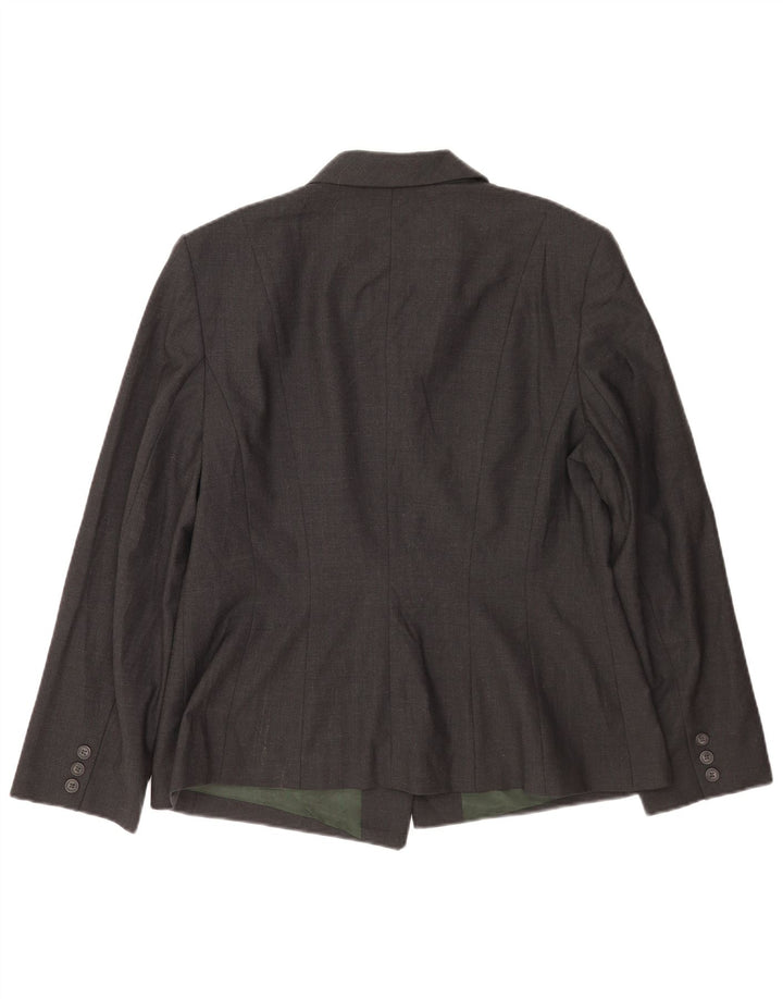 Laura Ashley Damen-Blazerjacke mit 5 Knöpfen, UK 18, XL, graue Wolle