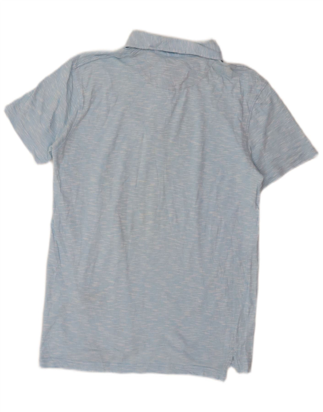 Quiksilver Herren-Poloshirt mit moderner Passform, mittelblau gefleckte Baumwolle