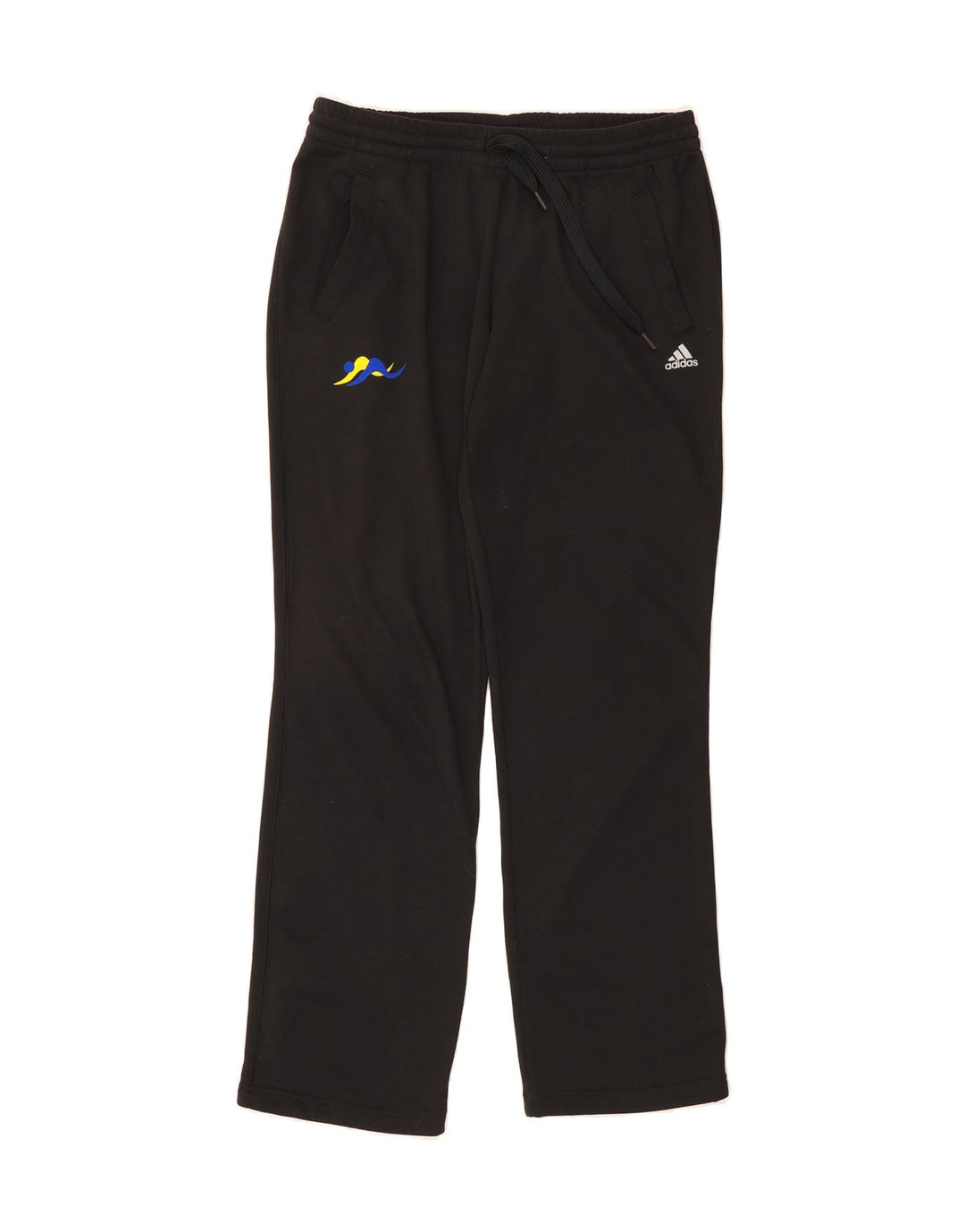 ADIDAS Womens Climalite Tracksuit Trousers UK 12/14 Medium  Black Vintage Adidas and Second-Hand Adidas from Messina Hembry 