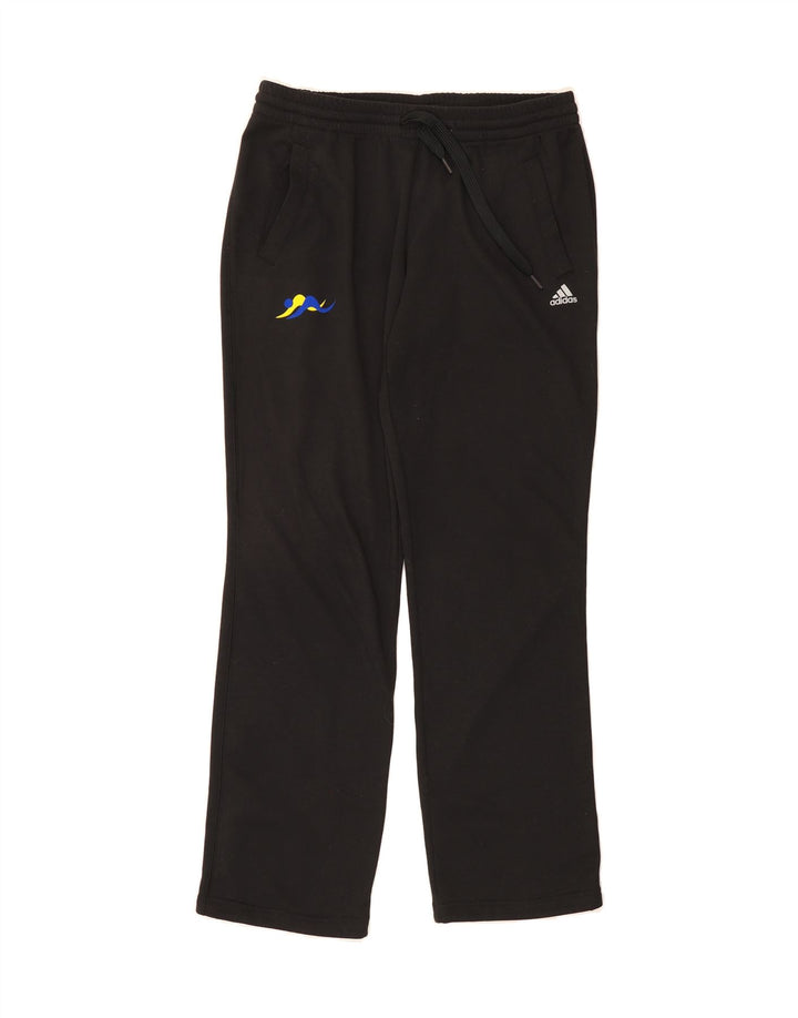 ADIDAS Womens Climalite Tracksuit Trousers UK 12/14 Medium  Black Vintage Adidas and Second-Hand Adidas from Messina Hembry 