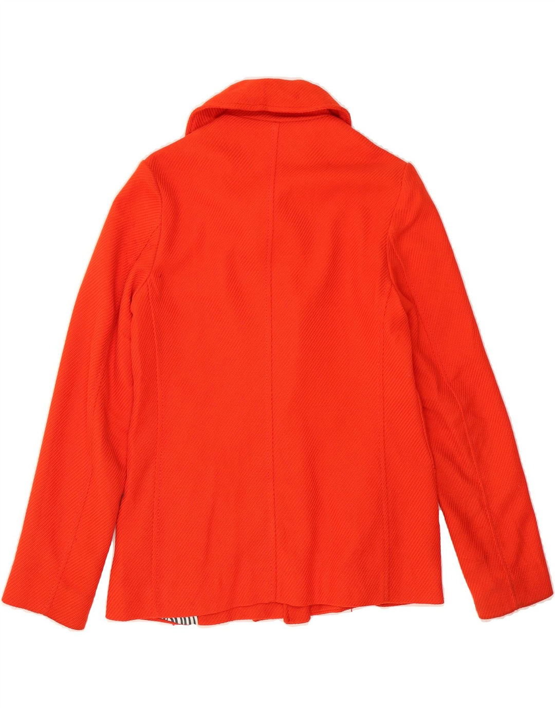 DESIGUAL Womens Pea Coat EU 38 Medium Red Polyester Vintage Desigual and Second-Hand Desigual from Messina Hembry 